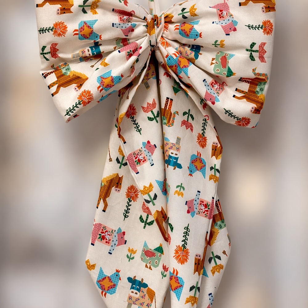 Farmhouse XL door bow hanger
